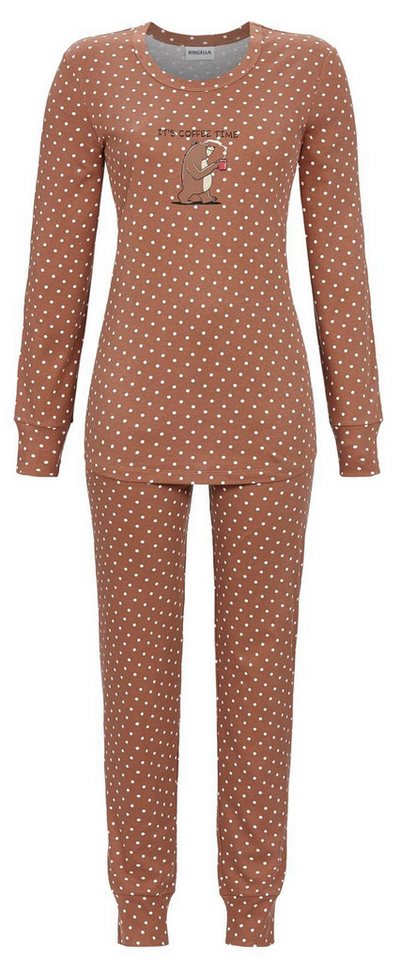 Ringella Schlafanzug Damen Pyjama lang (2 tlg) Baumwolle von Ringella