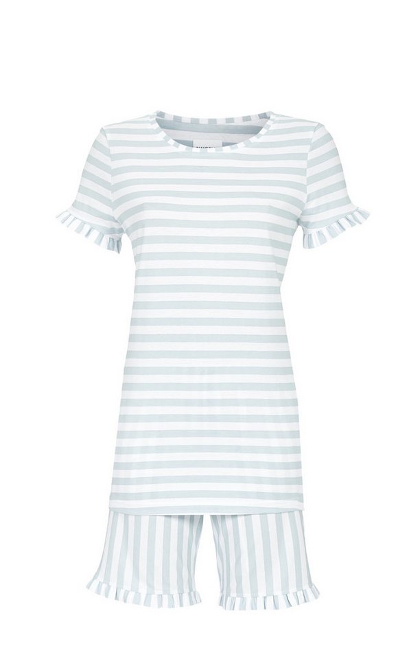 Ringella Shorty geringelt, mit Rüschen an Arm und Hosenbein (2 tlg) von Ringella
