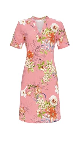 Ringella Sleepshirt mit Blumen-Print Farbe Koralle, Größe 40 von Ringella