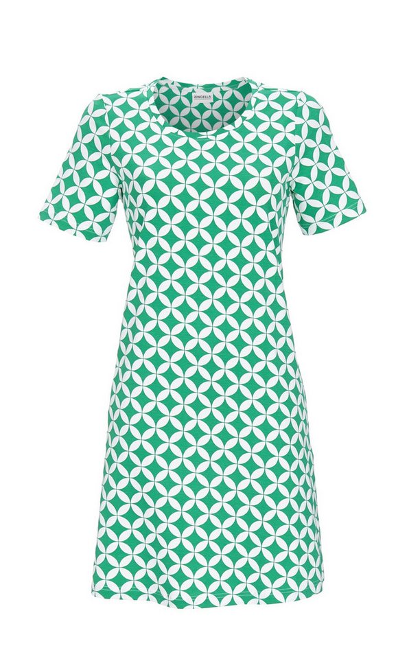 Ringella Sommerkleid Freizeitkleid mit Abstraktdessin und seitlichen Eingrifftaschen Alloverdruck von Ringella