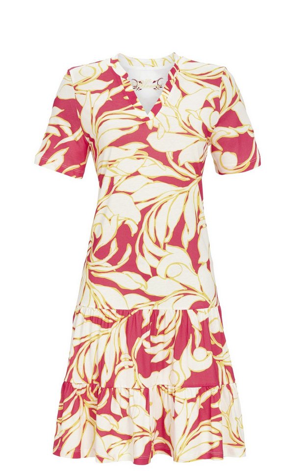 Ringella Sommerkleid mit V-Ausschnitt und Stufen-Volants von Ringella