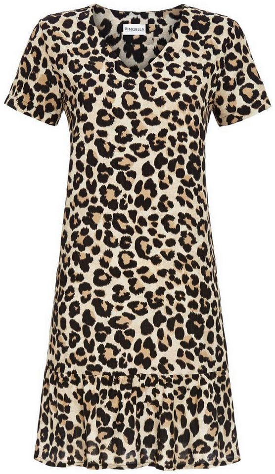 Ringella Strandkleid Damen Kleid im Animal Print (1-tlg) V-Ausschnitt von Ringella