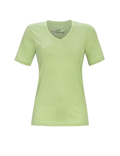 T-Shirt mit V-Ausschnitt Farbe Schilf, Größe 38 von Ringella