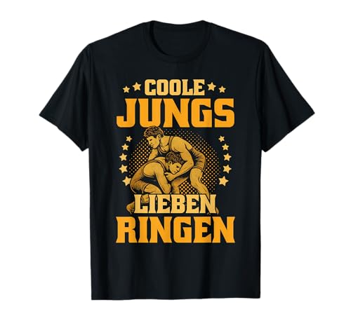 Coole Jungs lieben Ringen Ringertrikot - Lustiges Ringen T-Shirt Coole Jungs lieben Ringen Ringertrikot - Lustiges Ringen T-Shirt von Ringer Geschenk Ringen Kampfsport Kleidung