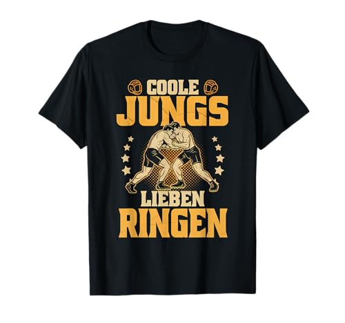 Coole Jungs lieben Ringen Ringertrikot - Lustiges Ringen T-Shirt Coole Jungs lieben Ringen Ringertrikot - Lustiges Ringen T-Shirt von Ringer Geschenk Ringen Kampfsport Kleidung