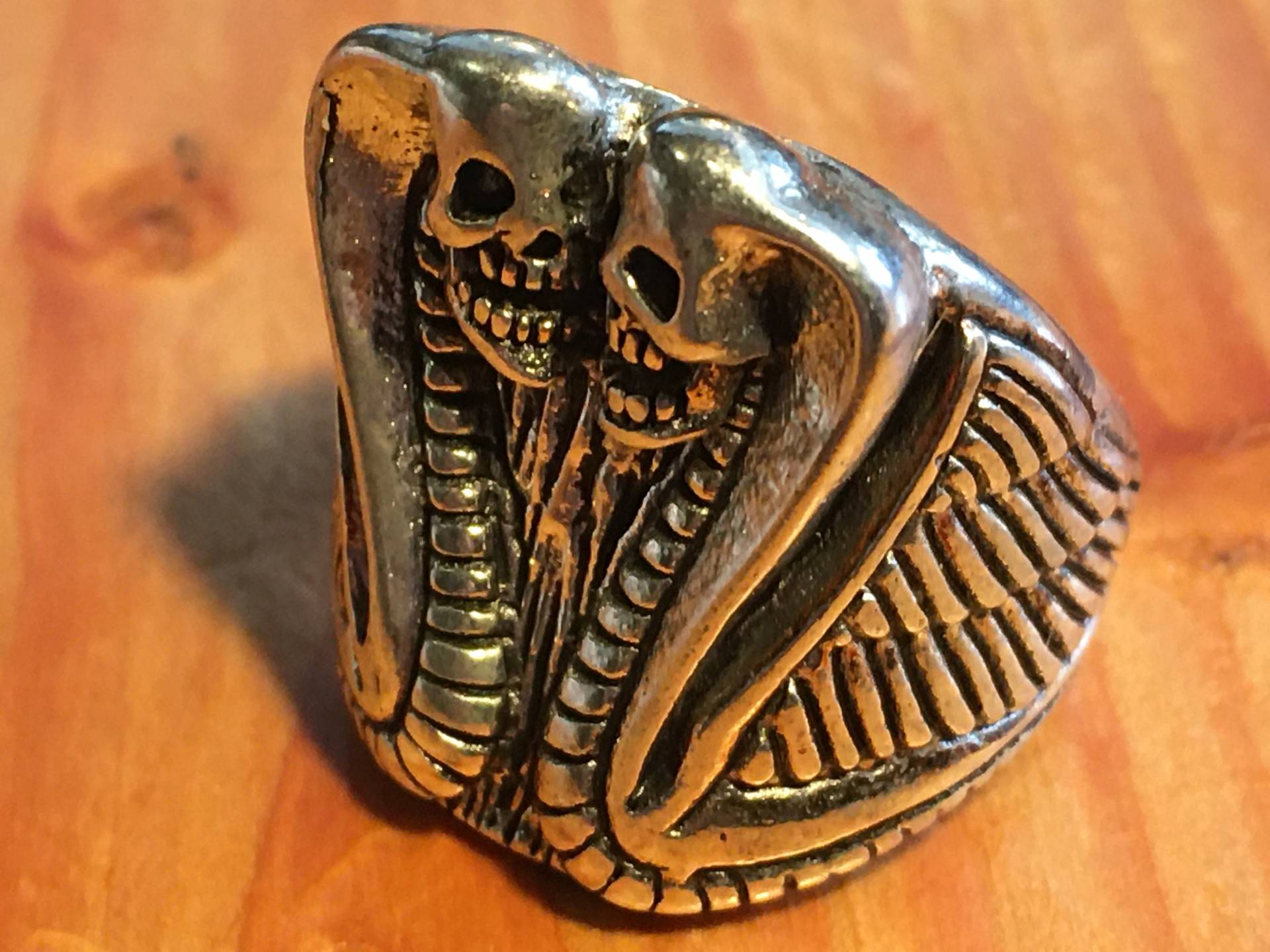 Doppelkopf Cobra Ring # D-4 Doppelkopf Cobra Ring # D-4 von RingsRocksNRelics