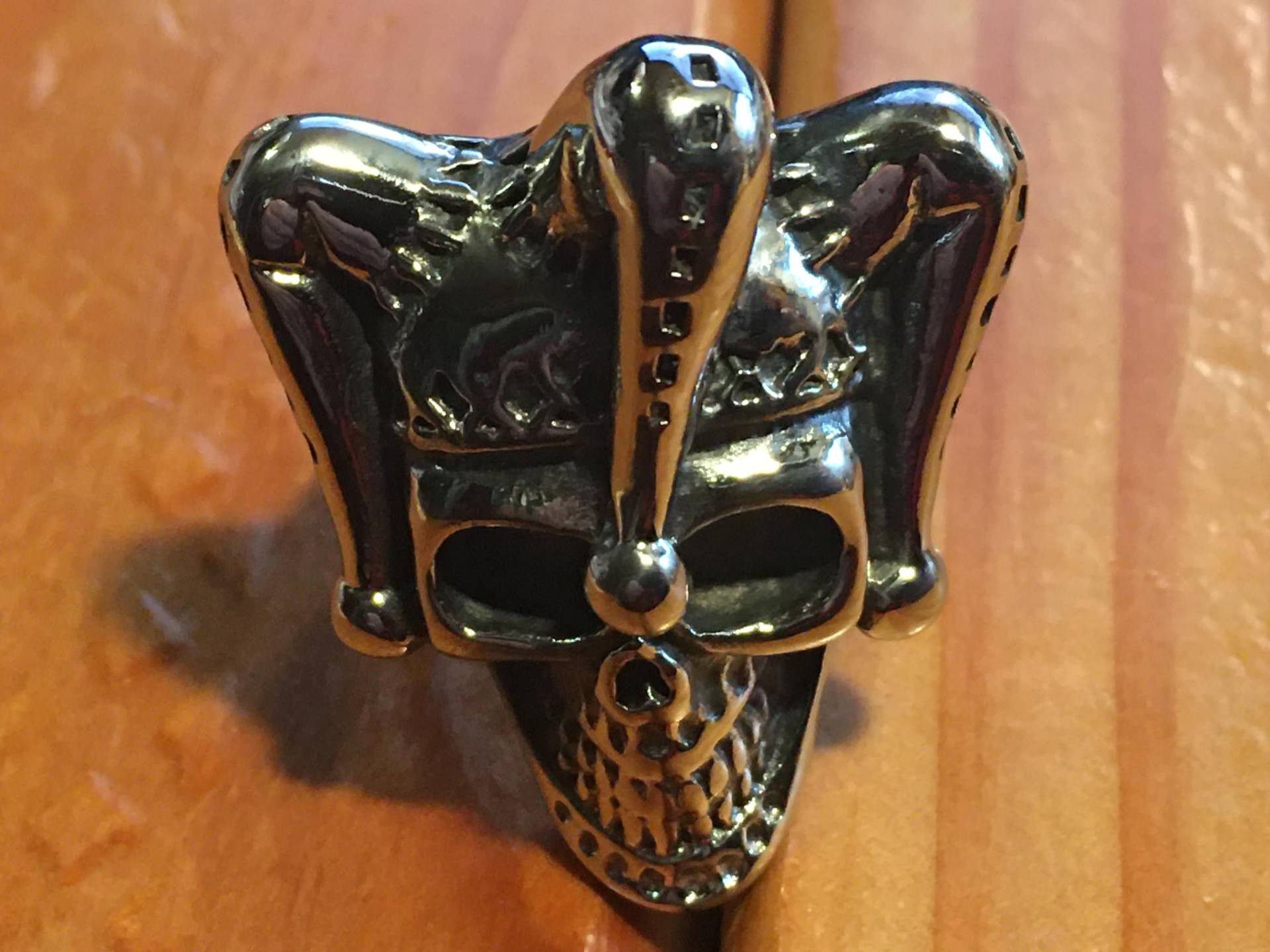 Narr Clown Totenkopf Ring # J-2 Narr Clown Totenkopf Ring # J-2 von RingsRocksNRelics