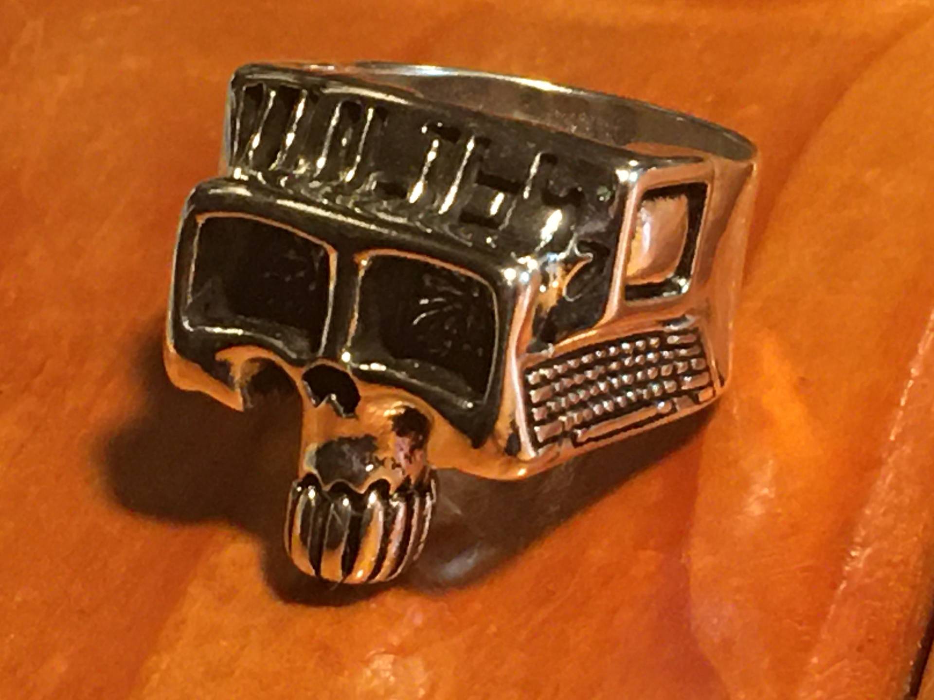 Retro Roboter Biker Ring... # R-7 Retro Roboter Biker Ring... # R-7 von RingsRocksNRelics