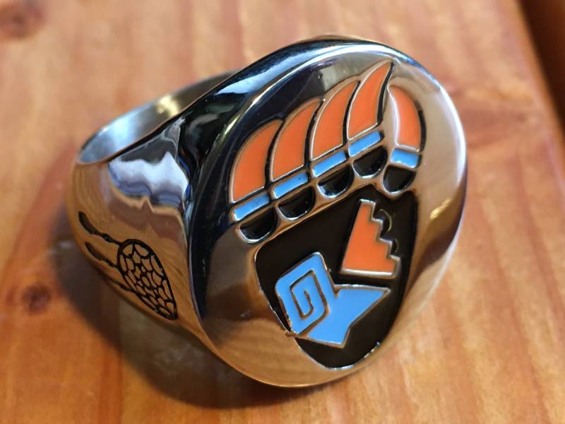 Traumfänger Ring Bärentatze # B - 13 von RingsRocksNRelics