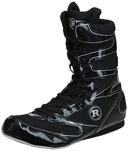 Ringside High Top Boxing Shoe (Black, 12) von Ringside