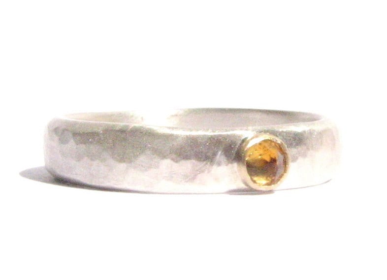 Gelber Citrin Ring - Verlobungsring Ehering Made To Order von Ringsland