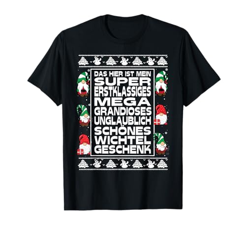 Wichtel Wichtelgeschenk Frauen Ugly Christmas Weihnachts T-Shirt Wichtel Wichtelgeschenk Frauen Ugly Christmas Weihnachts T-Shirt von Rinnass I Christmas und Weihnachts Kramm
