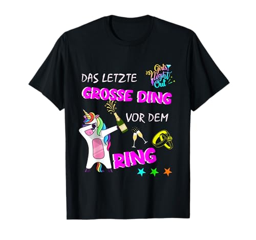 JGA Party Junggesellinnenabschied Poltern Braut Frauen T-Shirt von Junggesellenabschied & Polter Outfit Damen