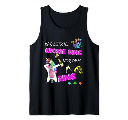 JGA Party Junggesellinnenabschied Poltern Braut Frauen Tank Top JGA Party Junggesellinnenabschied Poltern Braut Frauen Tank Top von Junggesellenabschied & Polter Outfit Damen