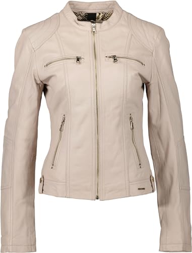 Rino & Pelle Damen Lederjacke puder (as3, numeric, numeric_38, regular, regular) von Rino & Pelle