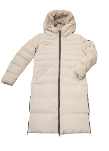 Rino & Pelle Keilafur.7002411 Langer gefütterter Mantel mit Kapuze und Kunstfell innen Keilafur.7002411 Größe 36/40 Farbe Beige, beige, 30 von Rino&pelle