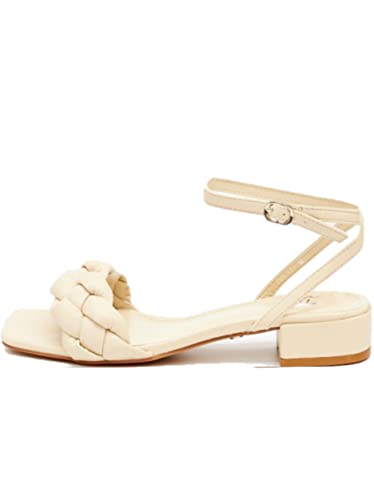 Rio Fiore Sandalen Damen, Beige, 2,5 cm Blockabsatz, Riemchensandalen, 2383L-2-Z-1 (Beige, numeric_37) von Rio Fiore