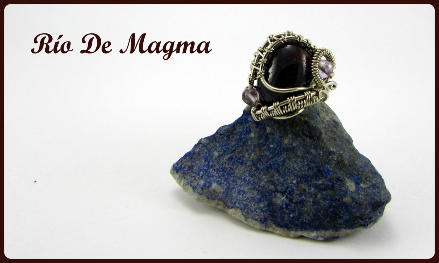 Granat Und Amethyste. Deutscher Silberdrahtring | Alpaka, Handgefertigt. Drahtwicklung. Marsala-Juwel. Rohsteinschmuck Granat Und Amethyste. Deutscher Silberdrahtring | Alpaka, Handgefertigt. Drahtwicklung. Marsala-Juwel. Rohsteinschmuck von RioDeMagma