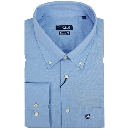 Rionero Herrenhemd 100 Baumwolle Langarm Klassisch Elegante Tasche XXL XXXL m L, himmelblau, XL Rionero Herrenhemd 100 Baumwolle Langarm Klassisch Elegante Tasche XXL XXXL m L, himmelblau, XL von Rionero