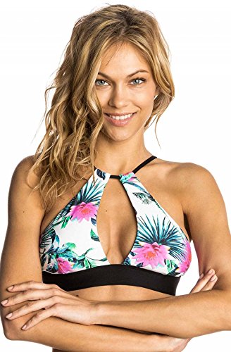RIP CURL Bikini Palms Away Hi Neck Bikini Top von Rip Curl