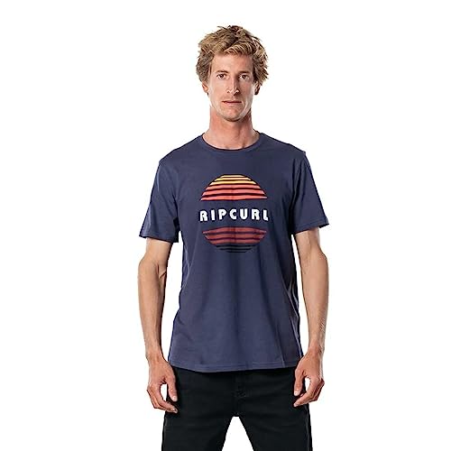 RIP CURL Herren S6480556 T-Shirt, blau, M von Rip Curl