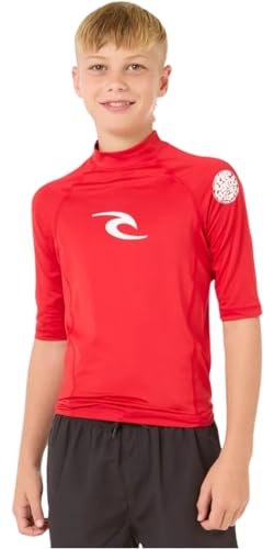 RIP CURL Kurzarm-T-Shirt für Kinder, Wave, UPF Braun, EAN: 9359082552251, Größe: 12 Jahre von Rip Curl