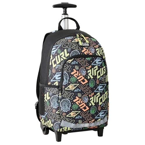 RIP CURL Ozone Trolley-Rucksack für Jungen, 30 l, bedruckt, mehrfarbig – recyceltes Polyester – Schultasche Trolley CE2 CM1 CM2 von Rip Curl