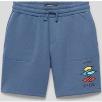 Rip Curl Bermudas mit Label-Print in Rauchblau, Größe 140 von Rip Curl