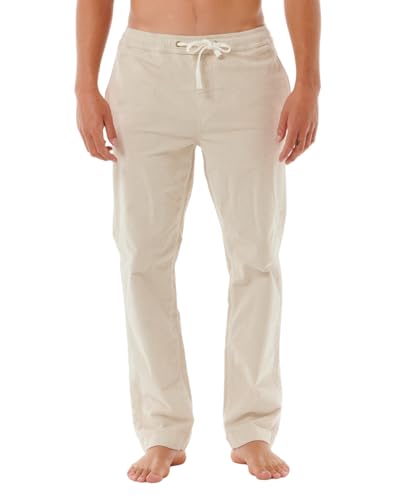 Rip Curl Herren Classic Surf Cord Beach Pant Lässige Hose, Vintage-Weiß, Klein von Rip Curl