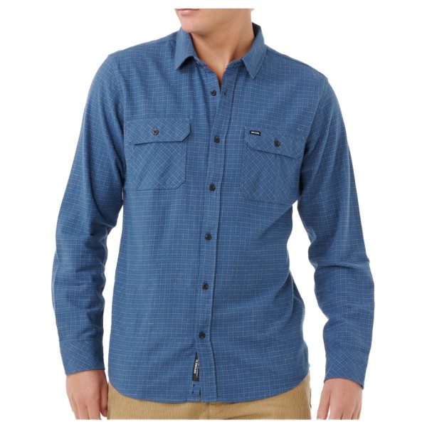 Rip Curl - Classic Surf Checked In Flanne - Hemd Gr M blau von Rip Curl