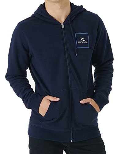 Rip Curl Corp Icon Kapuzenpullover mit Reißverschluss, Marineblau, navy, L von Rip Curl