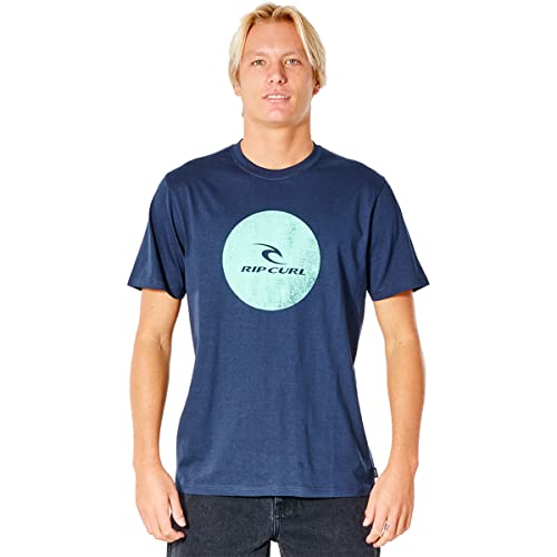 Rip Curl Corp Icon Kurzarm Shirt Herren blau Größe XXL 2022 Kurzarmshirt von Rip Curl