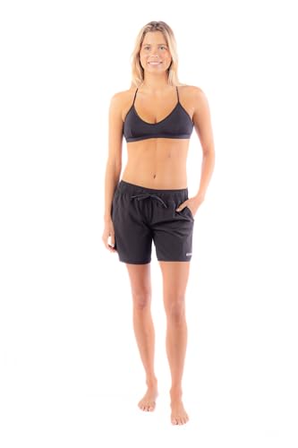Rip Curl Damen 7" Friendly Comfortable & Durable Surf Swimwear Shorts for Beach & Water Activities Boardshorts, Schwarz, Medium Rip Curl Damen 7" Friendly Comfortable & Durable Surf Swimwear Shorts for Beach & Water Activities Boardshorts, Schwarz, Medium von Rip Curl