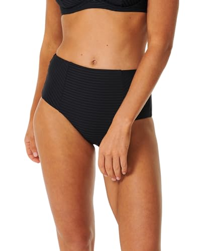 Rip Curl Damen Bikinihose Premium SURF HI Waist Good, Größe:S, Farben:Black von Rip Curl
