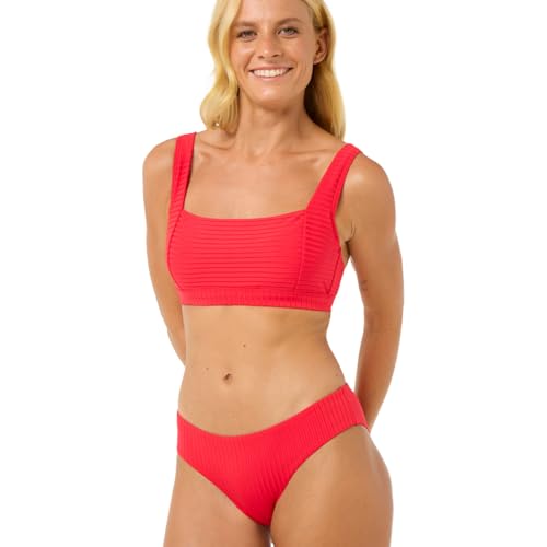 Rip Curl Damen Bikinioberteil Premium SURF D-DD Crop, Größe:M, Farben:Hibiscus red von Rip Curl