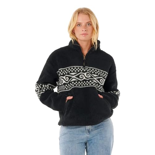 Rip Curl Damen Fleecepullover Oceanic Cosmic KISS Polar, Größe:XS, Farben:Washed Black Rip Curl Damen Fleecepullover Oceanic Cosmic KISS Polar, Größe:XS, Farben:Washed Black von Rip Curl