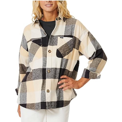 Rip Curl Damen Hemd LA ISLA Flannel, Größe:M, Farben:Black von Rip Curl