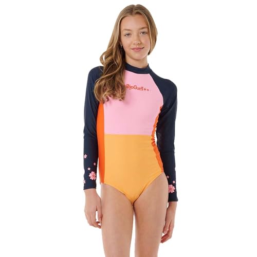 Rip Curl Damen High Tide Langarm Rashguard Badeanzug, Multico, 38 von Rip Curl