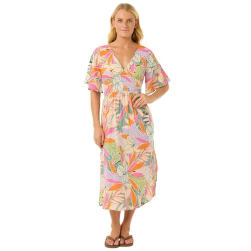 Rip Curl Damen Maxikleid CALA VADELLA MIDI Dress, Größe:M, Farben:Multi von Rip Curl