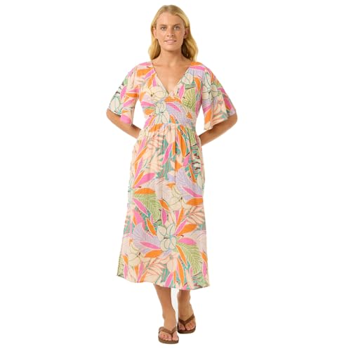 Rip Curl Damen Maxikleid CALA VADELLA MIDI Dress, Größe:S, Farben:Multi von Rip Curl