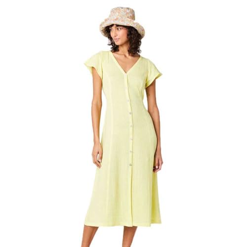 Rip Curl Damen Maxikleid Premium SURF Long Dress, Größe:M, Farben:9328 Bright Yellow von Rip Curl