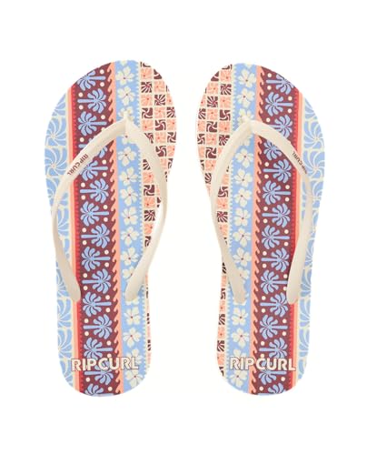 Rip Curl Damen Mixed Bloom Flip Flop Sandale, Rot/Ausflug, einfarbig (Getaway Solids), 39.5 EU von Rip Curl