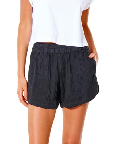 Rip Curl Damen Premium Casual Beach with Elastic Waistband Shorts, Schwarz, X-Klein von Rip Curl