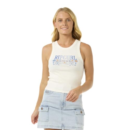 Rip Curl Damen Tank Top Luna Ribbed Tank, Größe:M, Farben:Bone von Rip Curl