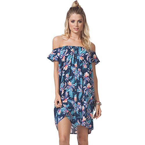 Rip Curl Damen Tropic Tribe Coverup Kleid, Marineblau/Marineblau, X-Groß von Rip Curl