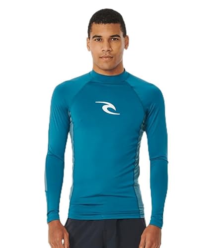 Rip Curl Herren Waves UPF 50 Performance Long Sleeve Rashguard Rash-Guard-Shirt, Deep Ocean, Large Rip Curl Herren Waves UPF 50 Performance Long Sleeve Rashguard Rash-Guard-Shirt, Deep Ocean, Large von Rip Curl