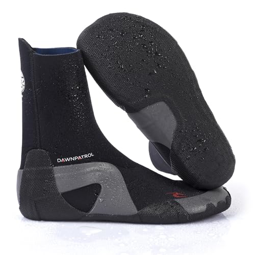 Rip Curl Dawn Patrol 5MM Round Toe Neoprenanzug Stiefel Schuhe - Schwarz - Unisex - Leichtes Schiebesystem - SOS - Sensitive Sohle Rip Curl Dawn Patrol 5MM Round Toe Neoprenanzug Stiefel Schuhe - Schwarz - Unisex - Leichtes Schiebesystem - SOS - Sensitive Sohle von Rip Curl