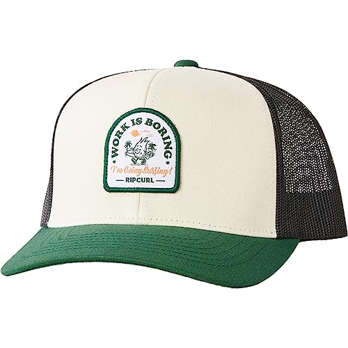 Rip Curl Herren Cap Custom Curve Trucker, Größe:OneSize, Farben:Bone/Green von Rip Curl