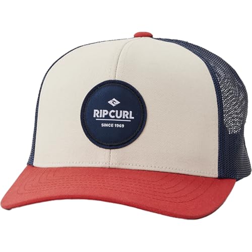 Rip Curl Herren Cap Routine Curve Trucker, Größe:OneSize, Farben:White/Navy/red von Rip Curl