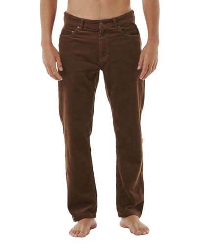 Rip Curl Herren Classic Surf Cord Pants Lässige Hose, Dusted Chocolate, 49 von Rip Curl